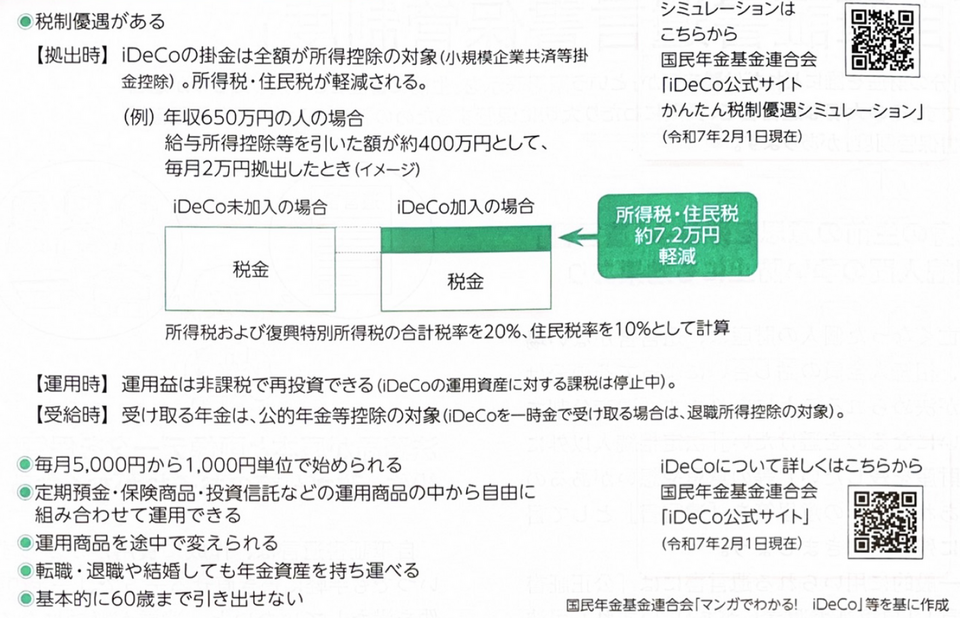 令和7年度税制改正のポイント資産形成の一助に!知っておこう「iDeCo