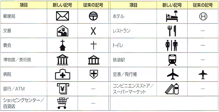 外国人にもわかりやすく新たな地図記号 T A税理士法人